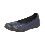 D.B - Auk - Navy Stretch Floral - Shoes