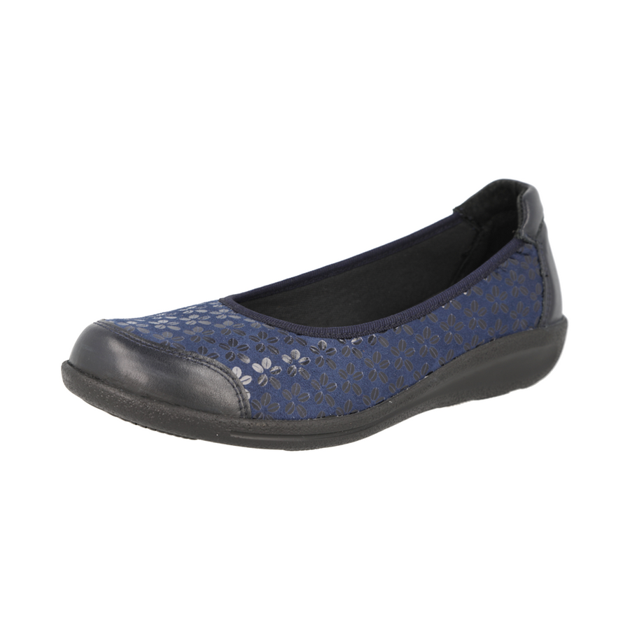 D.B - Auk - Navy Stretch Floral - Shoes