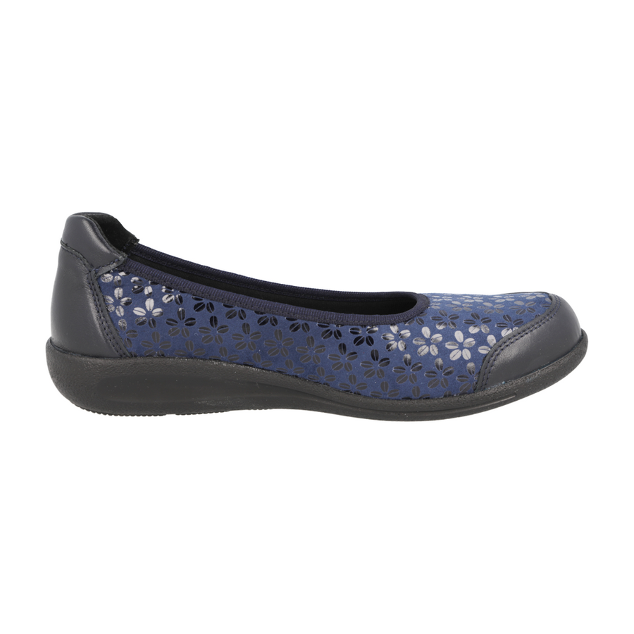 D.B - Auk - Navy Stretch Floral - Shoes