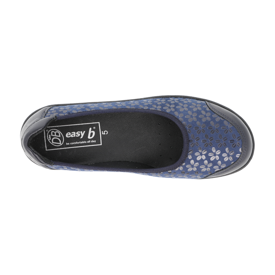 D.B - Auk - Navy Stretch Floral - Shoes