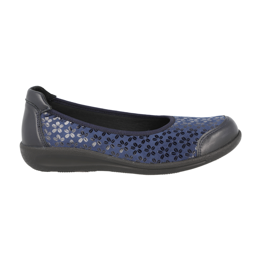 D.B - Auk - Navy Stretch Floral - Shoes