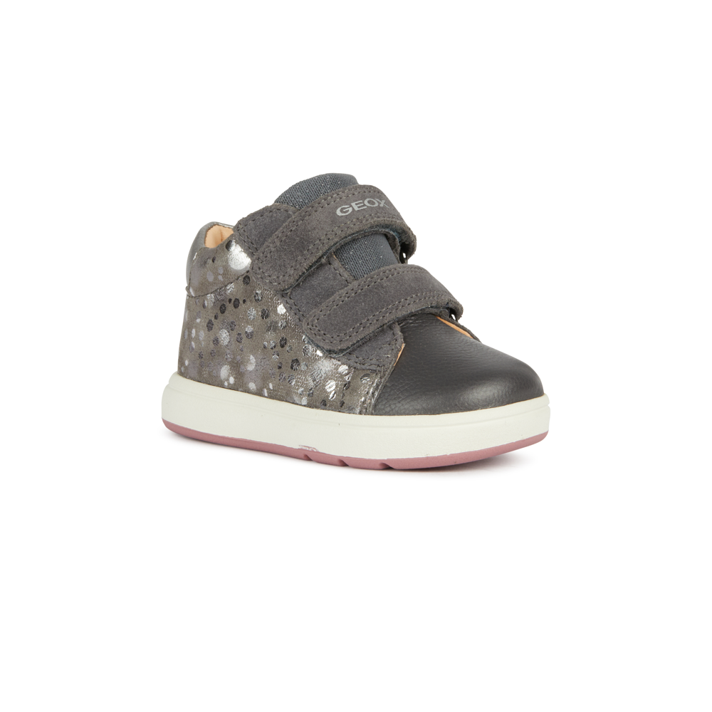 Geox - B Biglia Girl - Dk Grey/Dk Silver - Boots