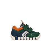 Geox B Iupidoo Boy B3555D05422C3P2T Forest/Orange Shoes