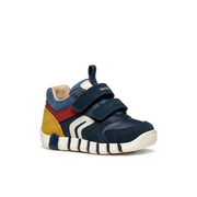Geox - B Iupidoo Boy - Navy/Dark Red - Boots