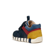 Geox - B Iupidoo Boy - Navy/Dark Red - Boots
