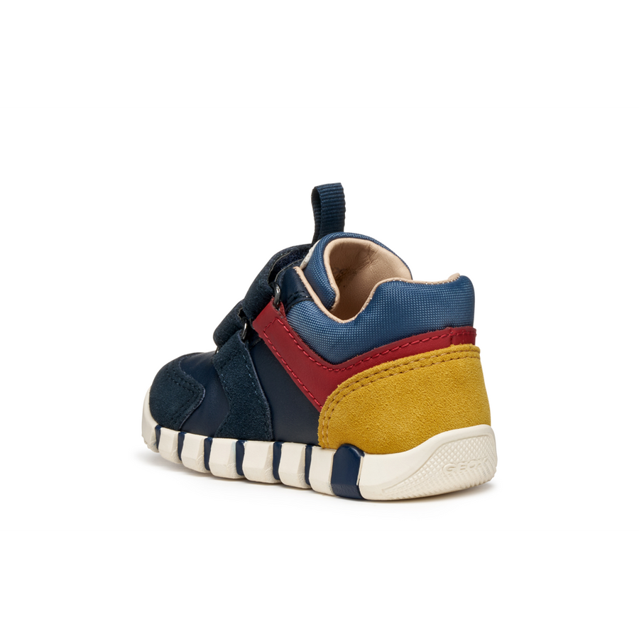 Geox - B Iupidoo Boy - Navy/Dark Red - Boots