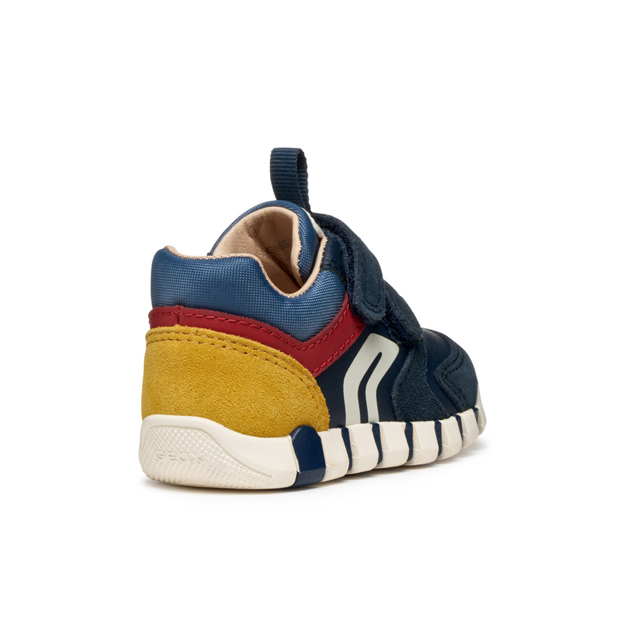 Geox - B Iupidoo Boy - Navy/Dark Red - Boots