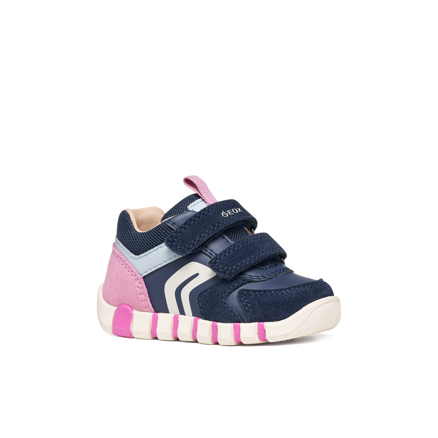 Geox B Iupidoo Girl B3558C05422C0965 Navy/Dark Pink Shoes