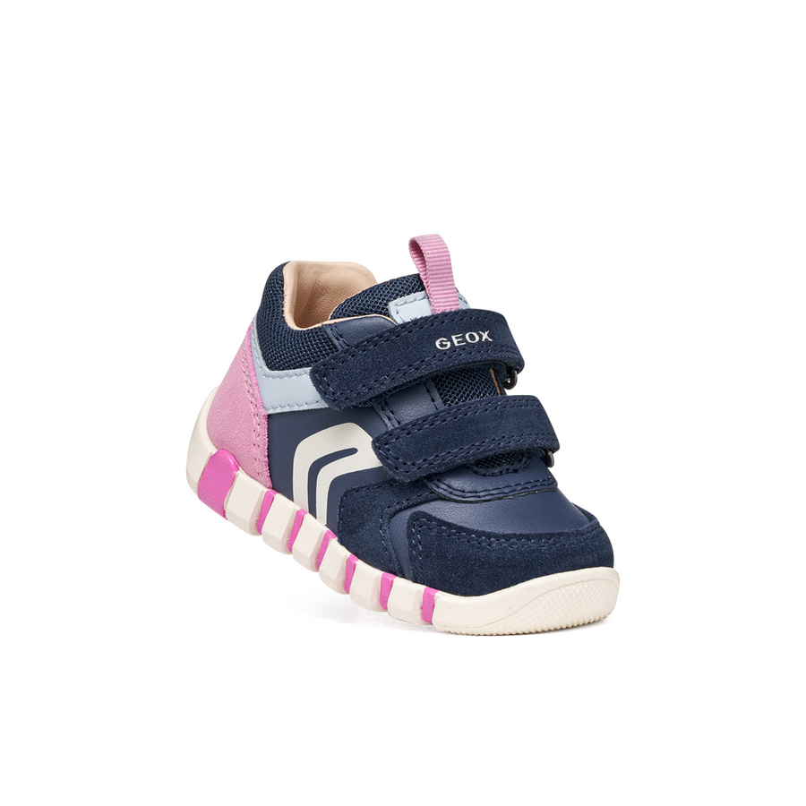 Geox B Iupidoo Girl B3558C05422C0965 Navy/Dark Pink Shoes