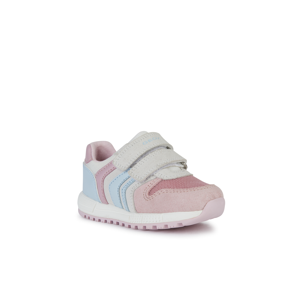 Geox - B Alben Girl - White/Rose - Trainers