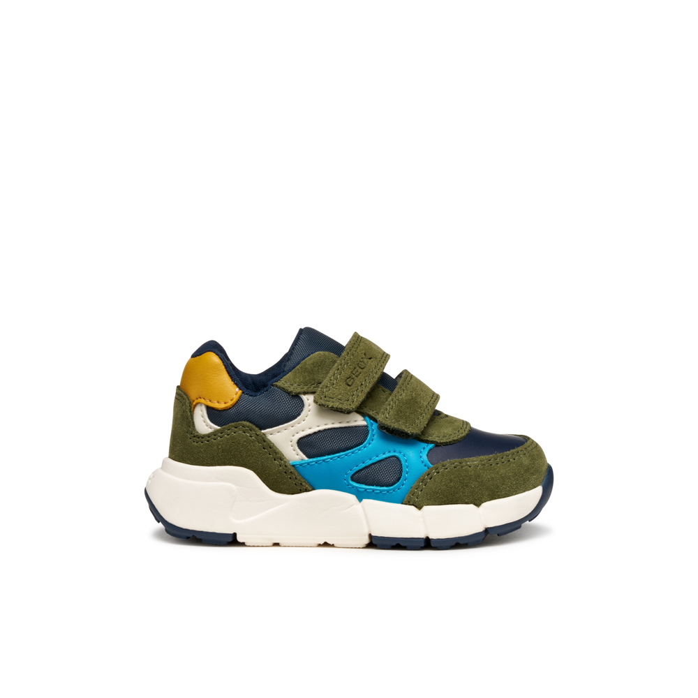 Geox - B Flexyper Mini Boy - Dark Green/Navy - Trainers