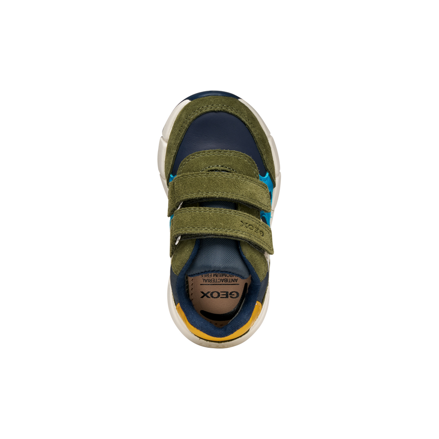 Geox - B Flexyper Mini Boy - Dark Green/Navy - Trainers