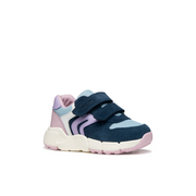 Geox - B Flexyper Mini Girl - Navy/Lt Lilac - Trainers