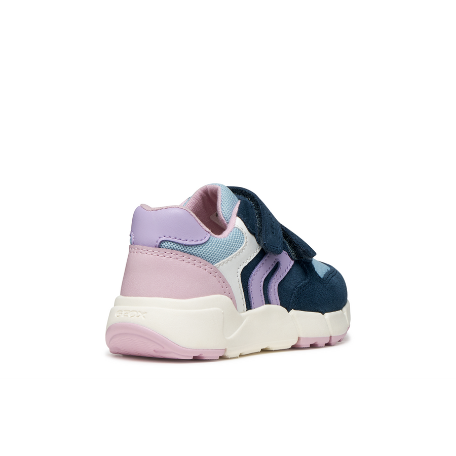 Geox - B Flexyper Mini Girl - Navy/Lt Lilac - Trainers