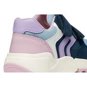 Geox - B Flexyper Mini Girl - Navy/Lt Lilac - Trainers