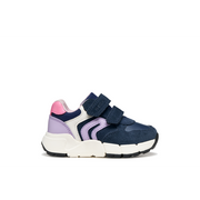 Geox B Flexyper Mini Girl B656NA05422C4215 Navy/Lilac Trainers