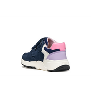 Geox B Flexyper Mini Girl B656NA05422C4215 Navy/Lilac Trainers
