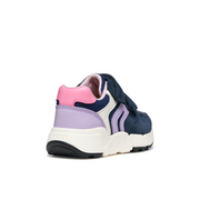 Geox B Flexyper Mini Girl B656NA05422C4215 Navy/Lilac Trainers