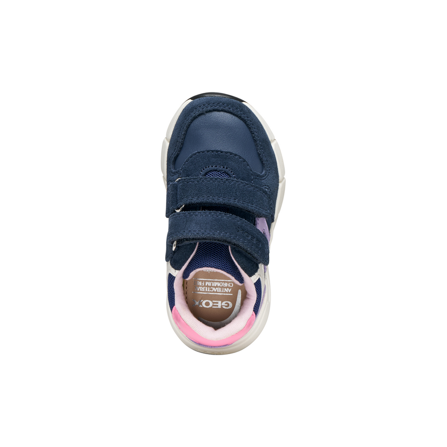 Geox B Flexyper Mini Girl B656NA05422C4215 Navy/Lilac Trainers