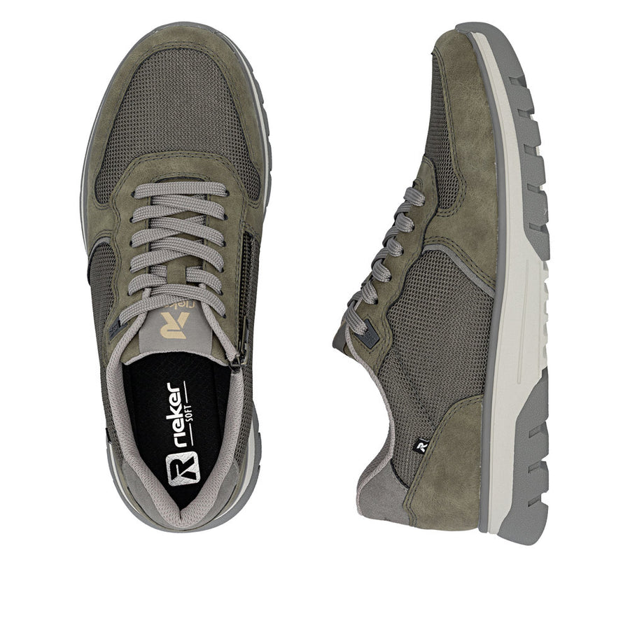 Rieker - B9302-54 - Khaki/Pickle/Stone - Shoes