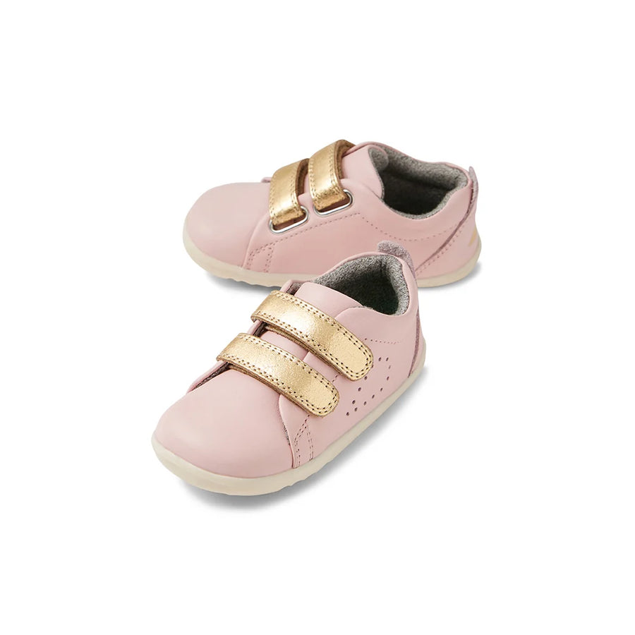 Bobux Grass Court (Step Up) Ballet Pink Shoes