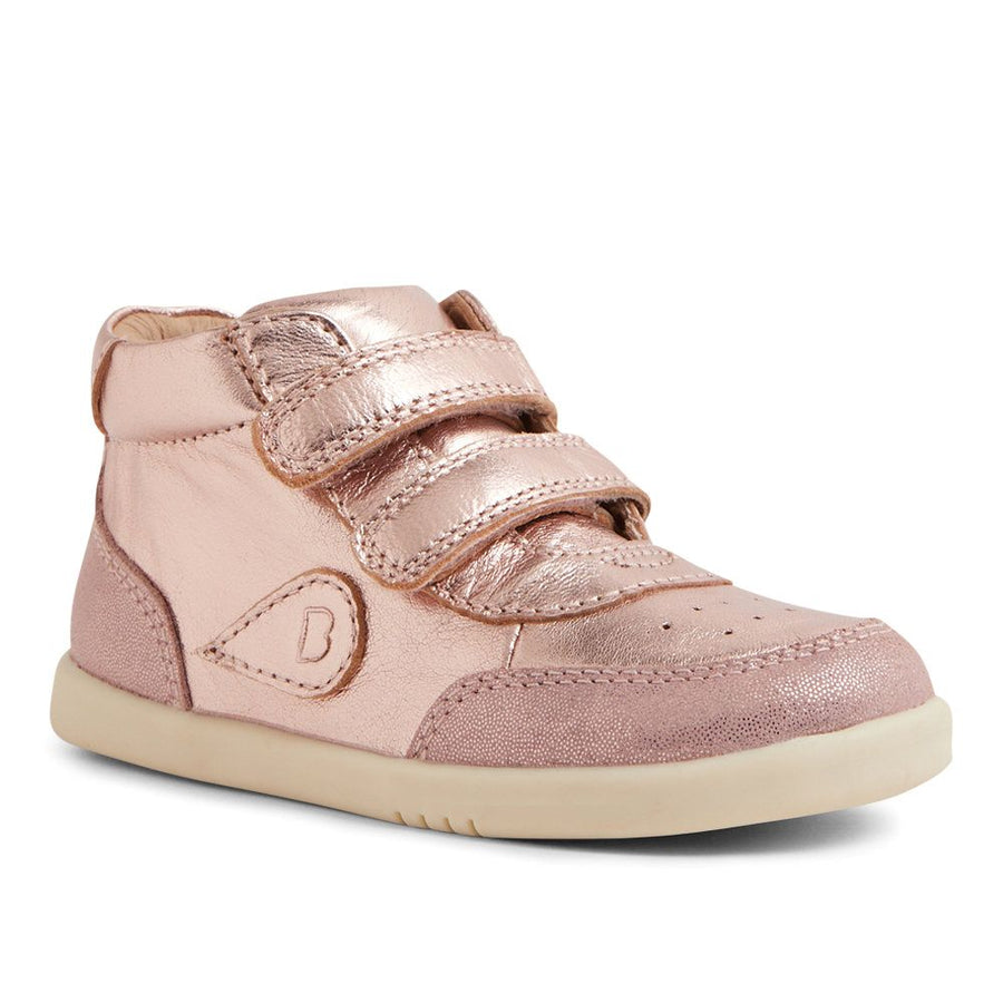 Bobux Champ High (I Walk) Rose Gold Boots