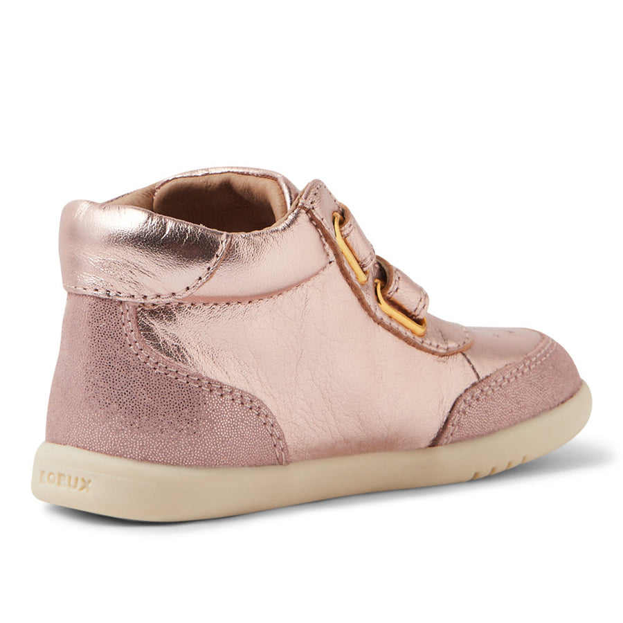 Bobux Champ High (I Walk) Rose Gold Boots