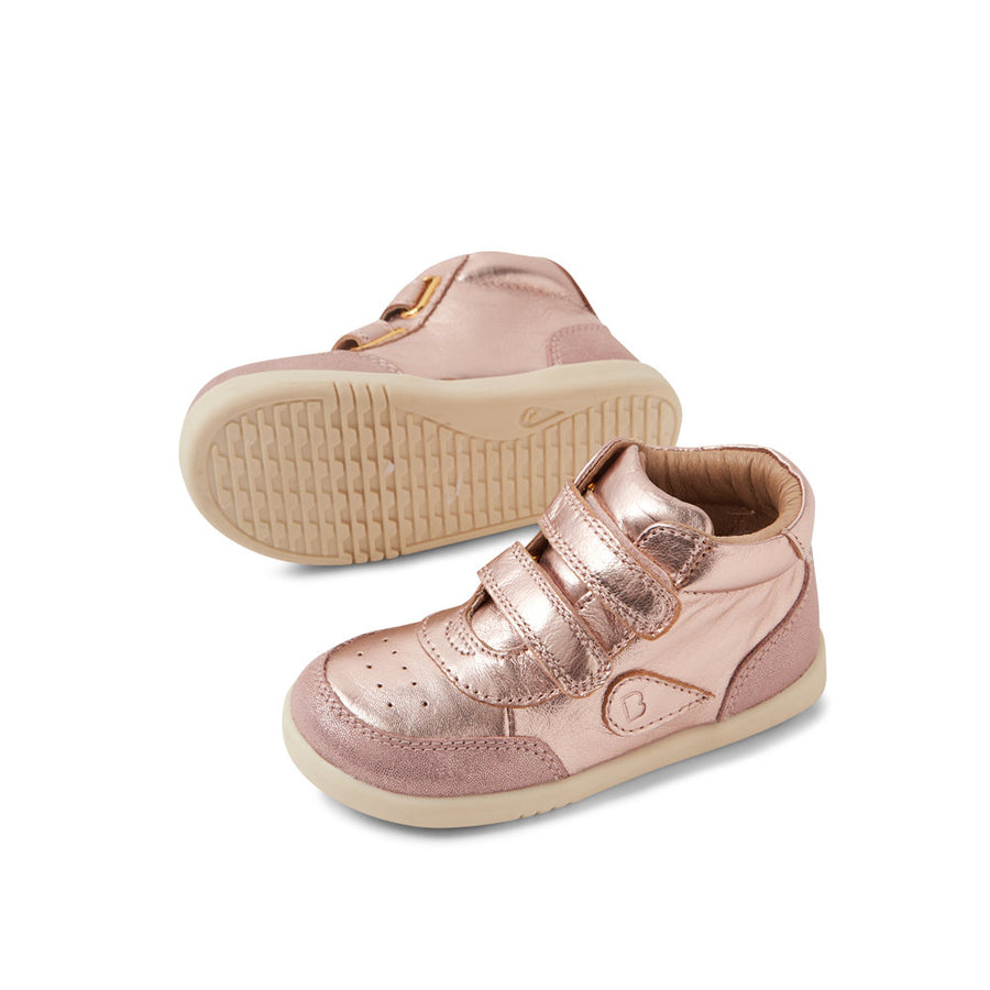 Bobux Champ High (I Walk) Rose Gold Boots