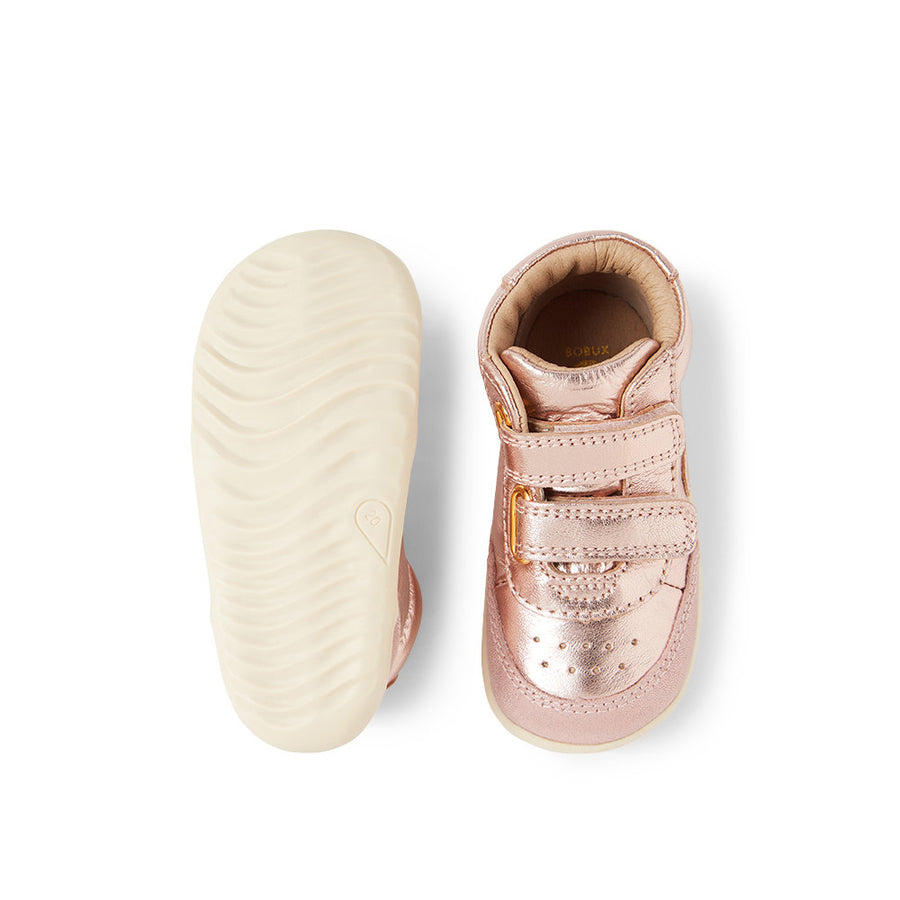 Bobux Champ High (Step Up) Rose Gold Boots