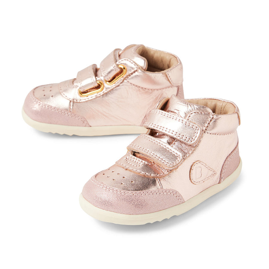 Bobux Champ High (Step Up) Rose Gold Boots