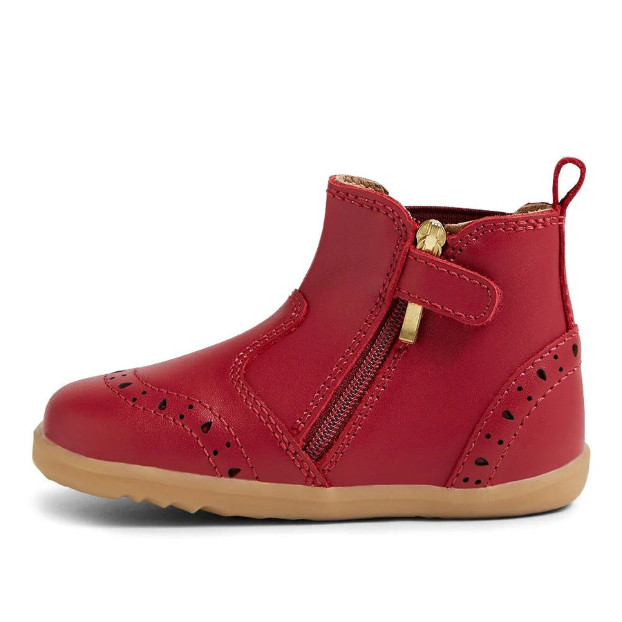 Bobux Billie (Step Up) Tibitan Red Boots