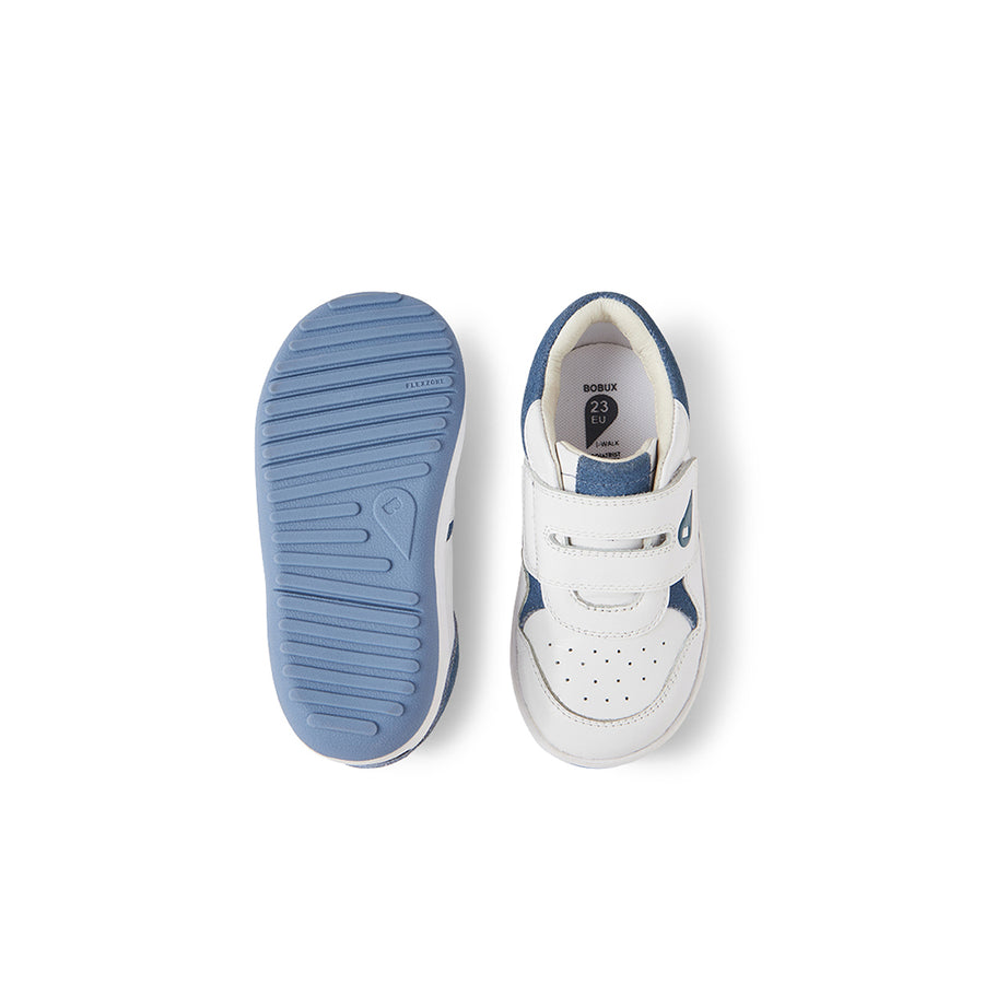Bobux - Baseline (I-Walk) - White-Elemental Blue - Shoes