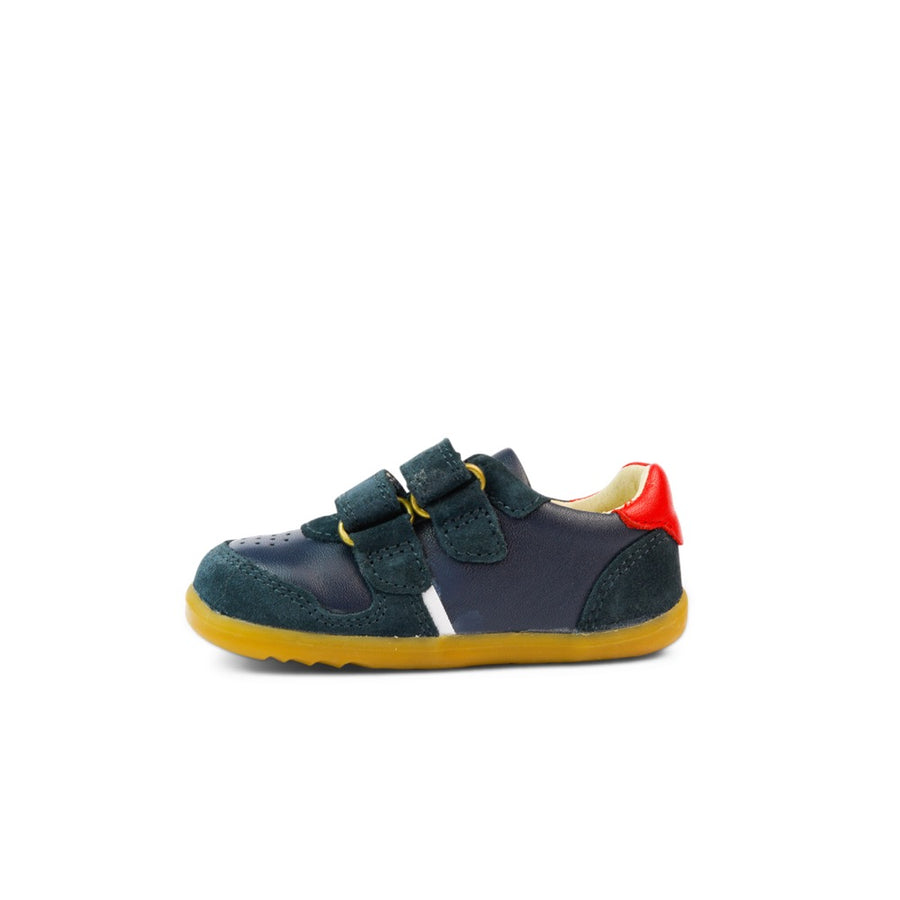 Bobux - Riley (Step Up) - Navy-Red - Shoes