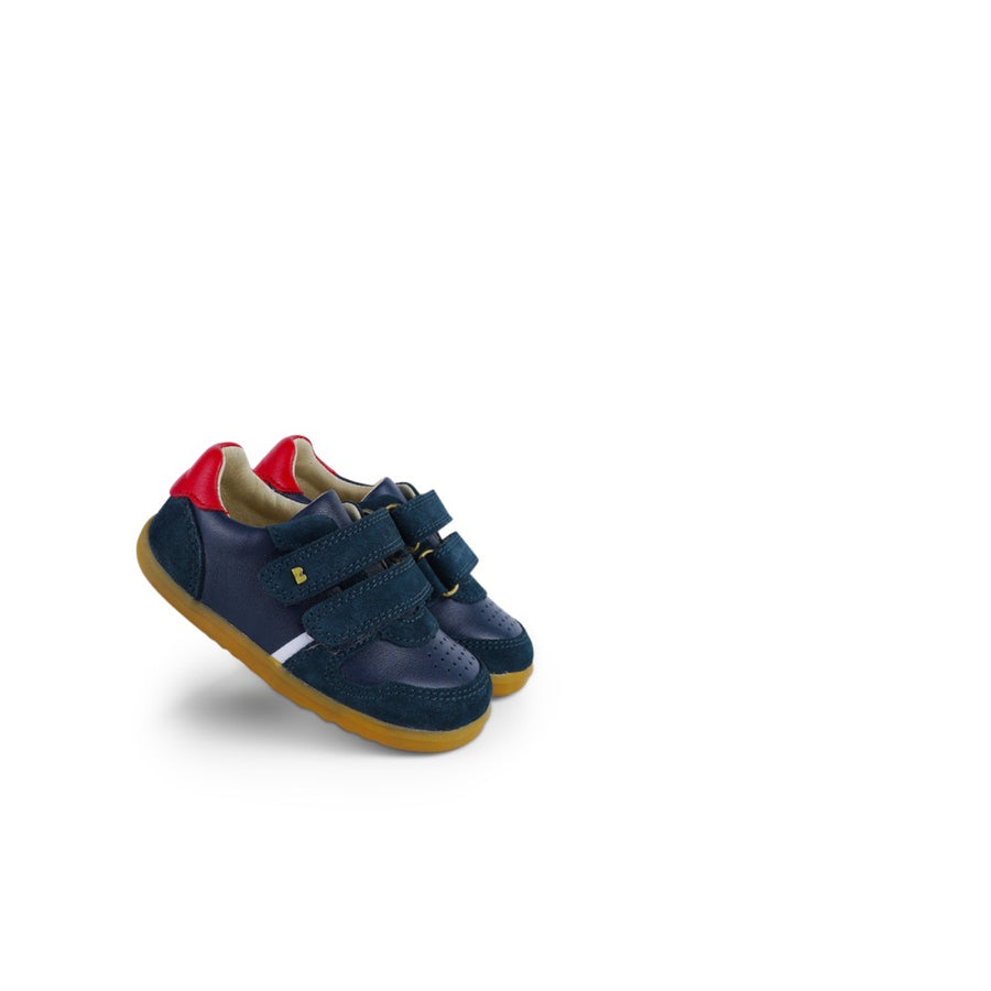 Bobux - Riley (Step Up) - Navy & Red - Shoes