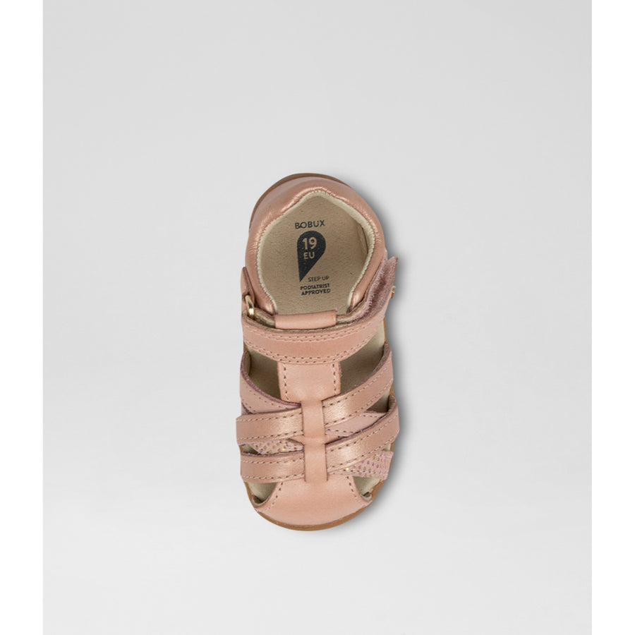 Bobux - Cross Jump (Step Up) - Dusk Pearl - Rose Gold - Sandals