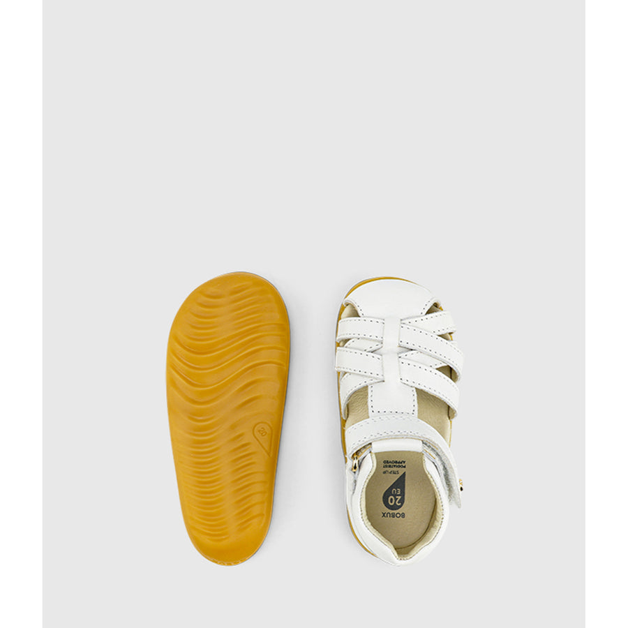Bobux - Cross Jump (Step Up) - White - Sandals