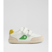 Bobux - Champ (I-Walk) - Chalk-White-Retro Green - Shoes