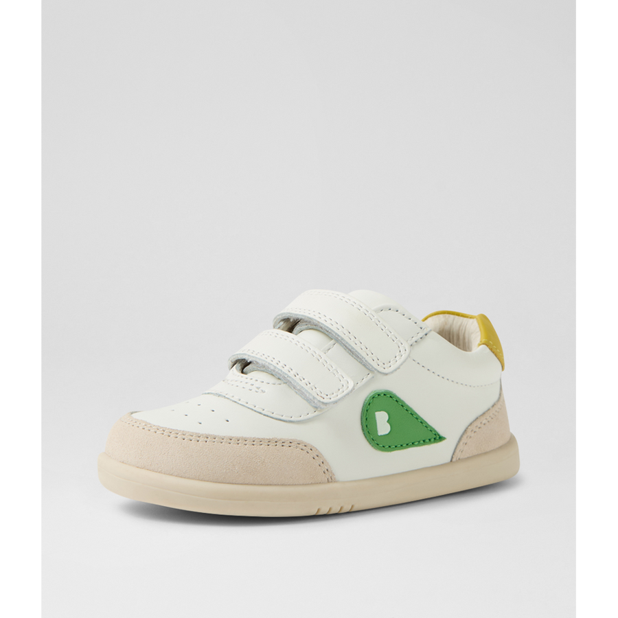 Bobux - Champ (I-Walk) - Chalk-White-Retro Green - Shoes