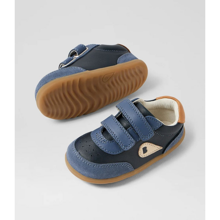 Bobux Champ (Step Up) Navy-Vintage Indigo Shoes