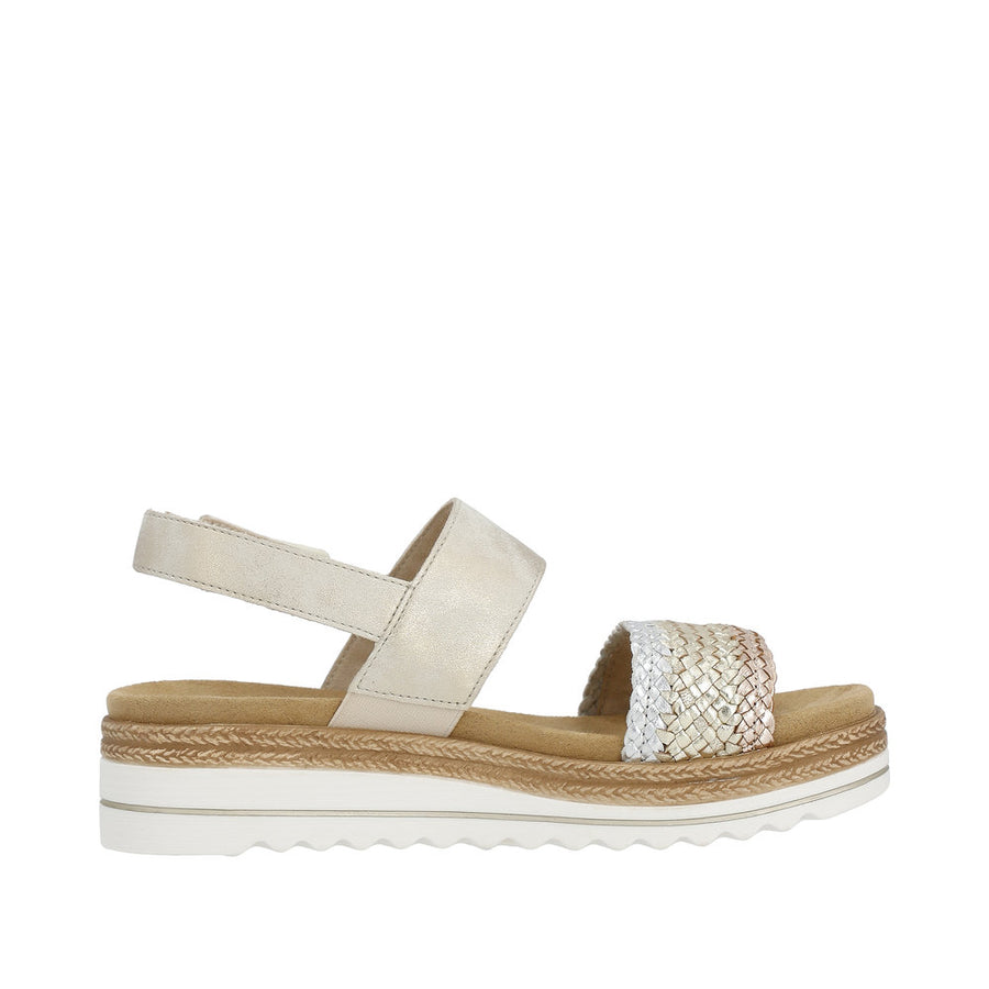 Remonte - D0Q56-90 - Copper/Gold/Silver - Sandals