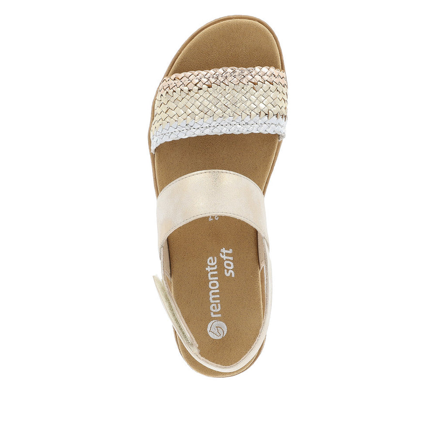 Remonte - D0Q56-90 - Copper/Gold/Silver - Sandals