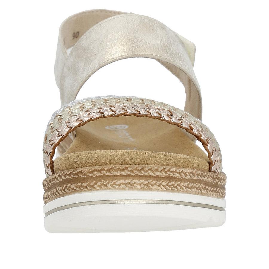 Remonte - D0Q56-90 - Copper/Gold/Silver - Sandals