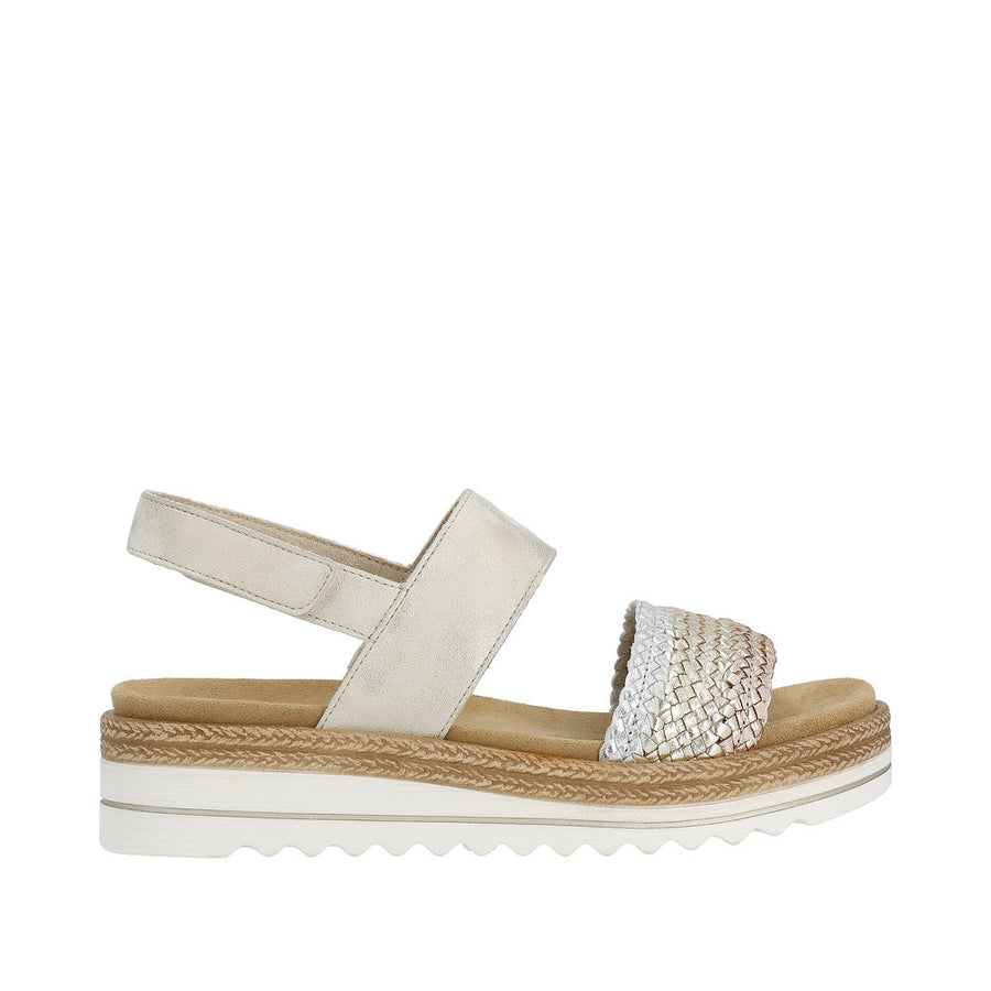 Remonte - D0Q56-90 - Copper/Gold/Silver - Sandals
