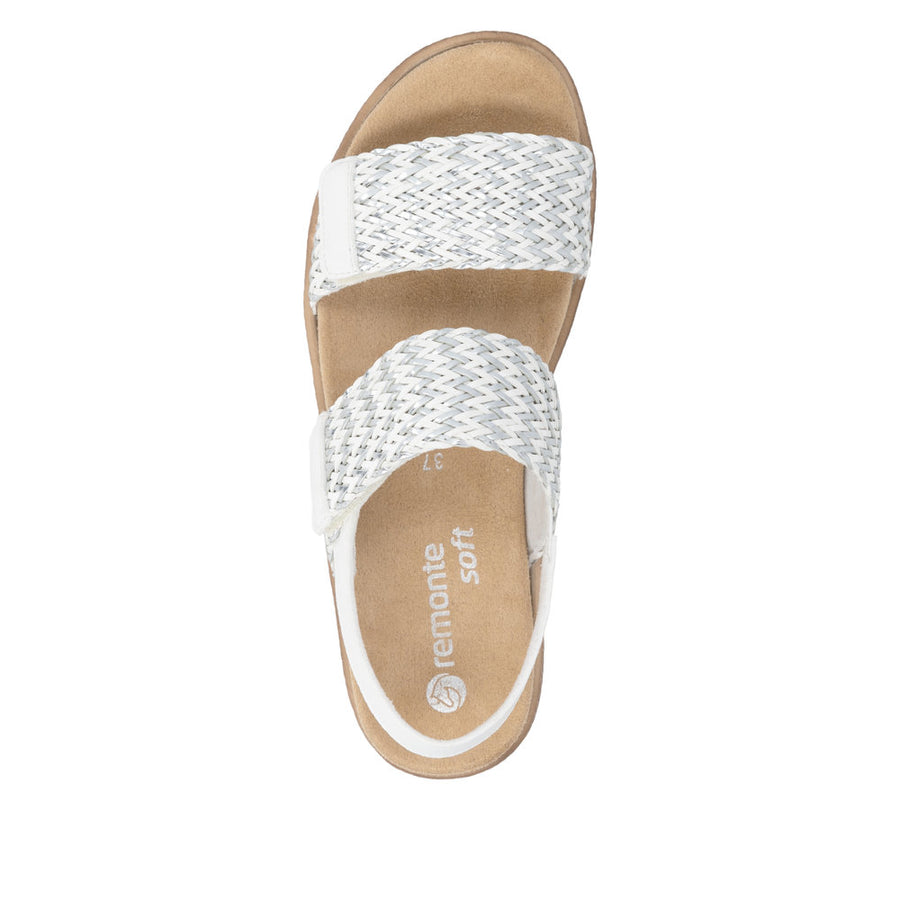 Remonte - D0Q63-91 - Weiss-Silver/Offwhite - Sandals