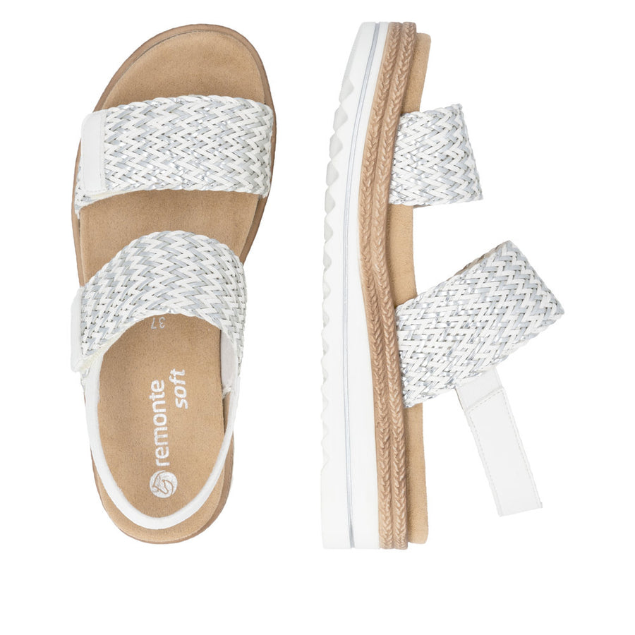 Remonte - D0Q63-91 - Weiss-Silver/Offwhite - Sandals