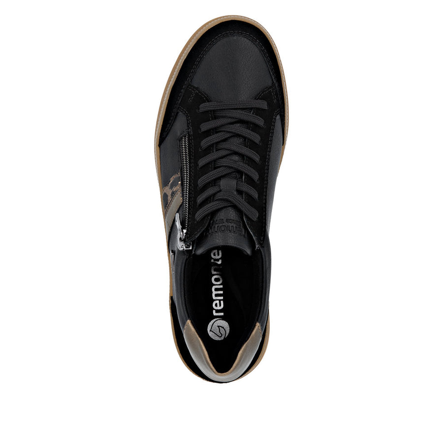 Remonte - D2C04-03 - Schwarz/Brown/Biege - Shoes