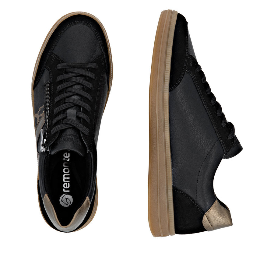 Remonte - D2C04-03 - Schwarz/Brown/Biege - Shoes