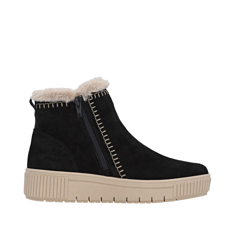 Remonte - D3B70-03 - Schwarz/Beige - Boots