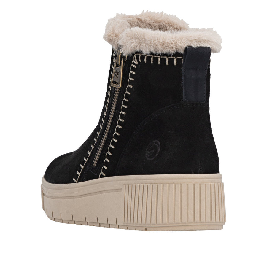 Remonte - D3B70-03 - Schwarz/Beige - Boots