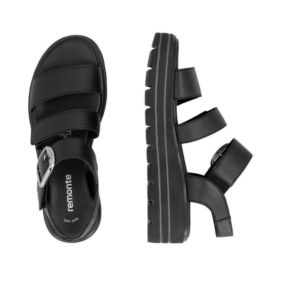 Remonte - D3N50-00 - Black - Sandals